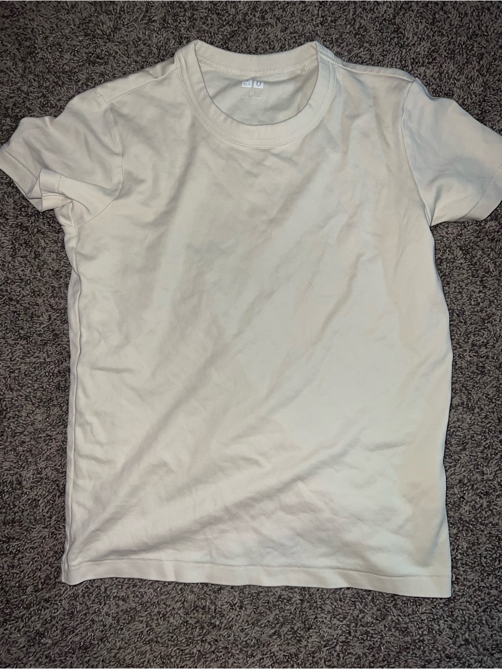 Uniqlo Women's Short Sleeve Crewneck Tee in White